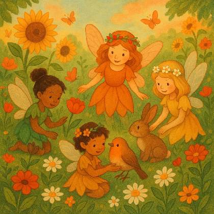 Illustration Les Fées du Jardin Enchanté