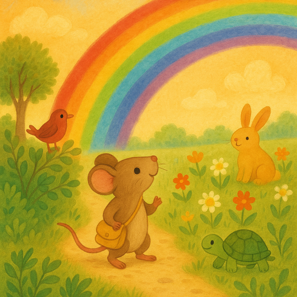 Illustration L'Arc-en-ciel Magique