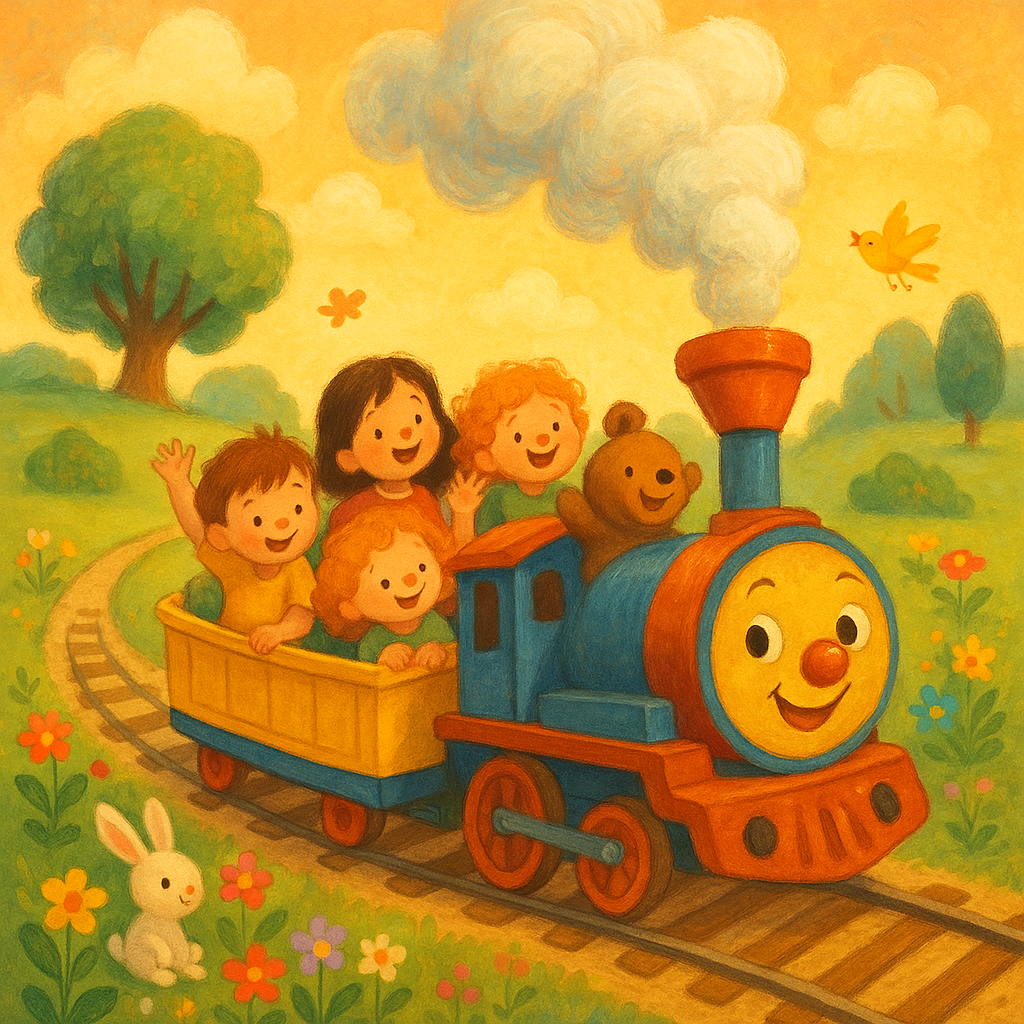 Illustration Le Petit Train Joyeux