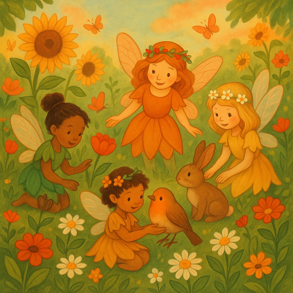 Illustration Les Fées du Jardin Enchanté