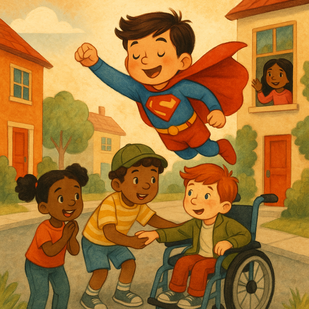 Illustration Les Aventures de Super Lucas