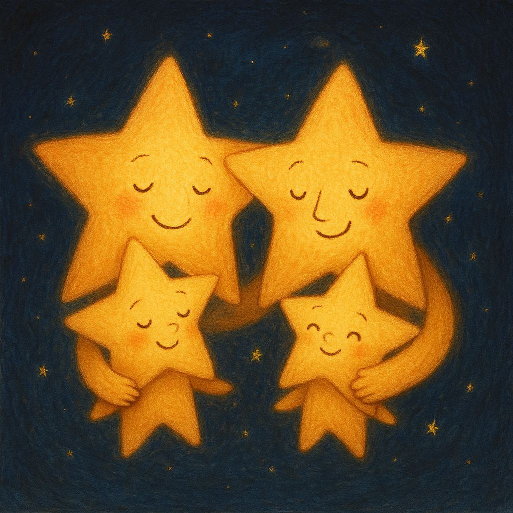 Illustration La Famille des Étoiles