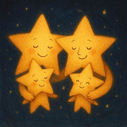 Illustration La Famille des Étoiles