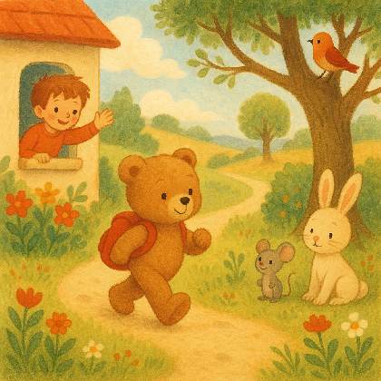 Illustration Le Voyage de Doudou