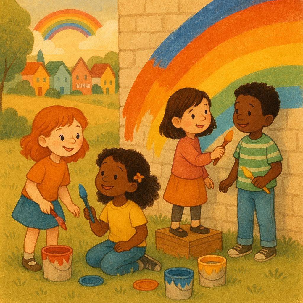 Illustration Les Couleurs de l'Amitié