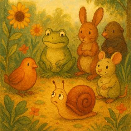 Illustration L'escargot et le grand mensonge