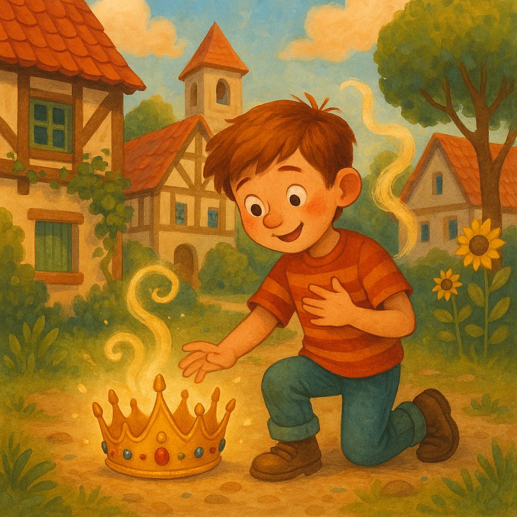 Illustration Le Mystère de la Couronne Magique