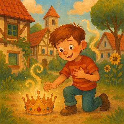 Illustration Le Mystère de la Couronne Magique